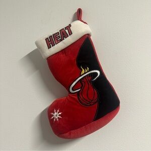 Miami Heat Christmas Stocking Boot Holidays